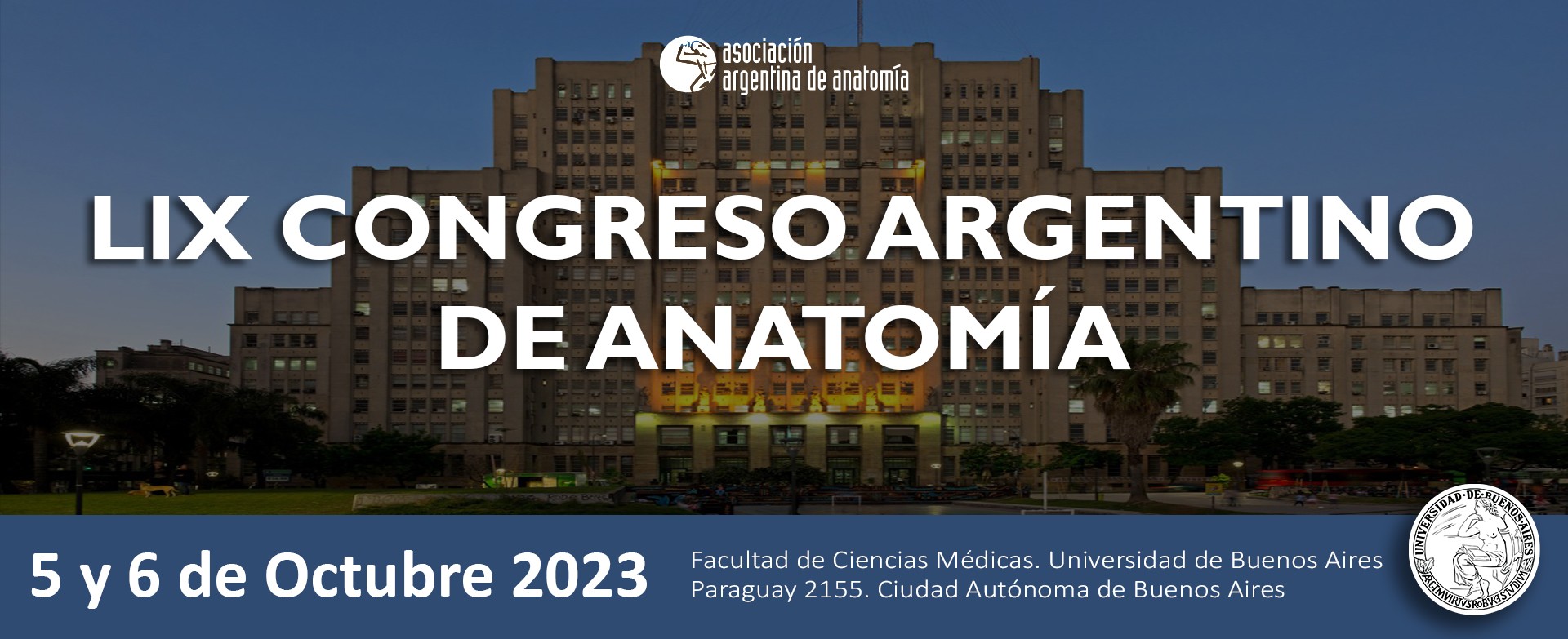 flyer congreso 2023 horiz LVIII Congreso Argentino de Anatomía