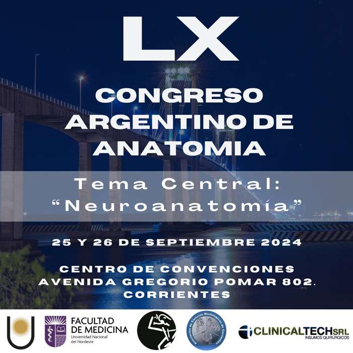 LX Congreso Argentino de Anatomía 2024
